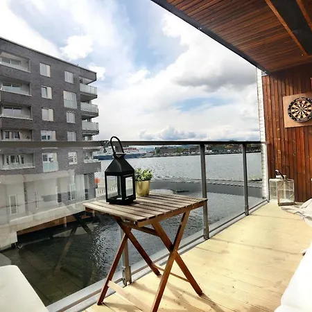 Center Oslo, Luxury Sorenga With Sea View, 2 Toilet, 2bedrooms Apartment *